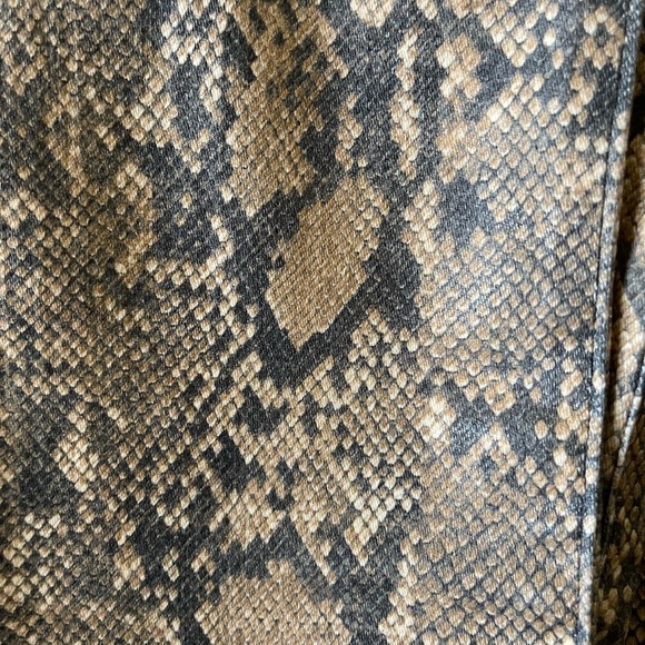 frame le skinny crop python ankle crop size 27 nwot - Picture 3 of 6